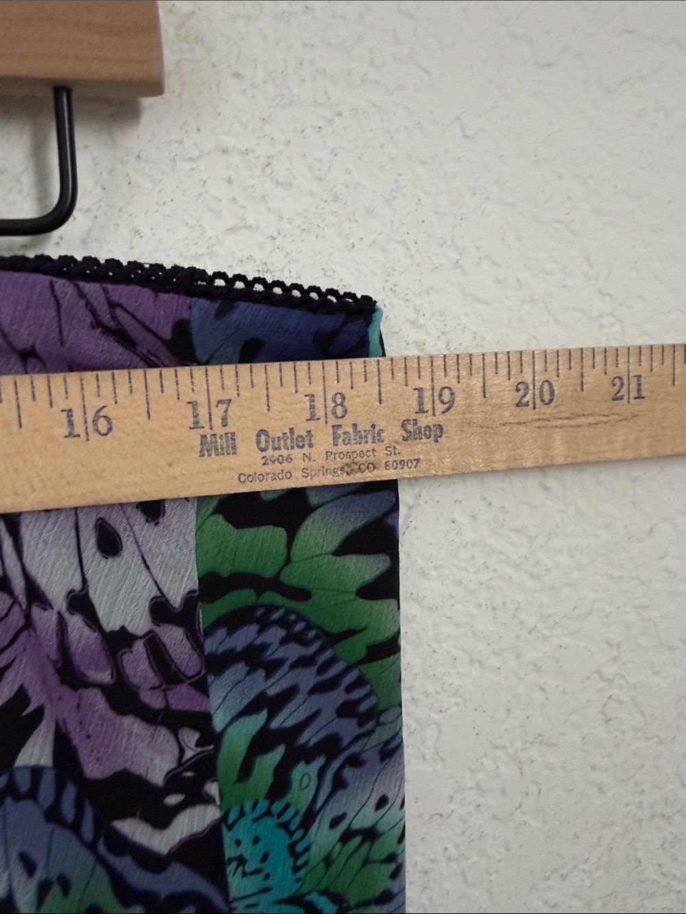 DressBarn XL Purple Blue Floral Chiffon Midi Skirt Fairy Grunge Flowy Whimsical - Picture 2 of 6